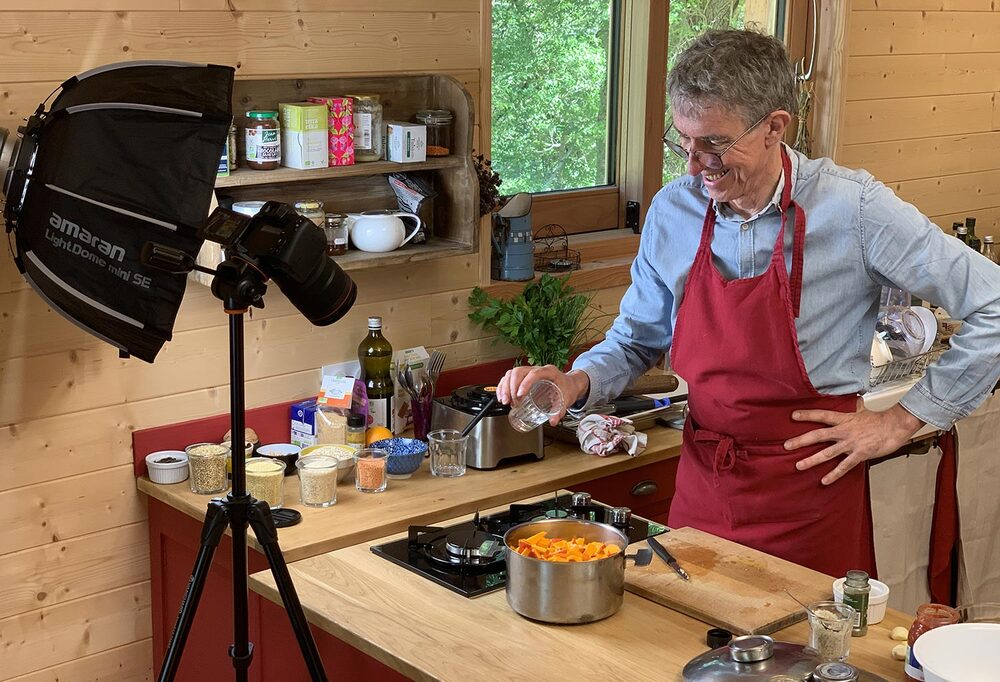 Gilles Daveau filme sa formation dans sa cuisine